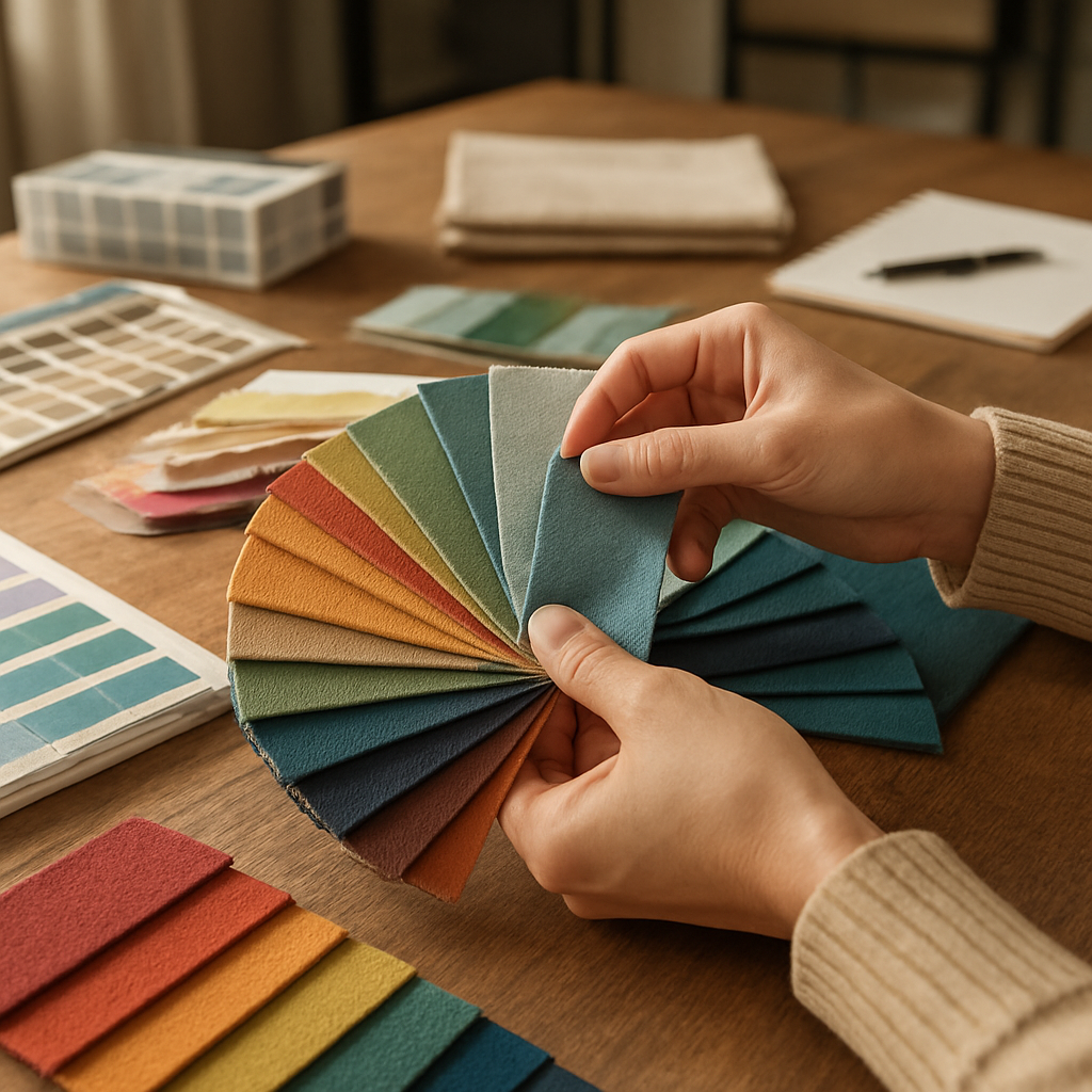 Fabric swatch development studio